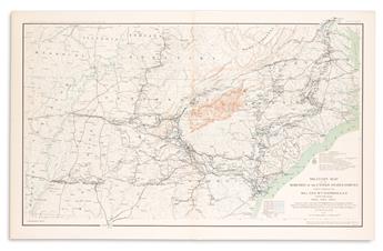 (CIVIL WAR.) Cowles, Captain Calvin D., compiler. Atlas to Accompany the Official Records of the Union and Confederate Armies.